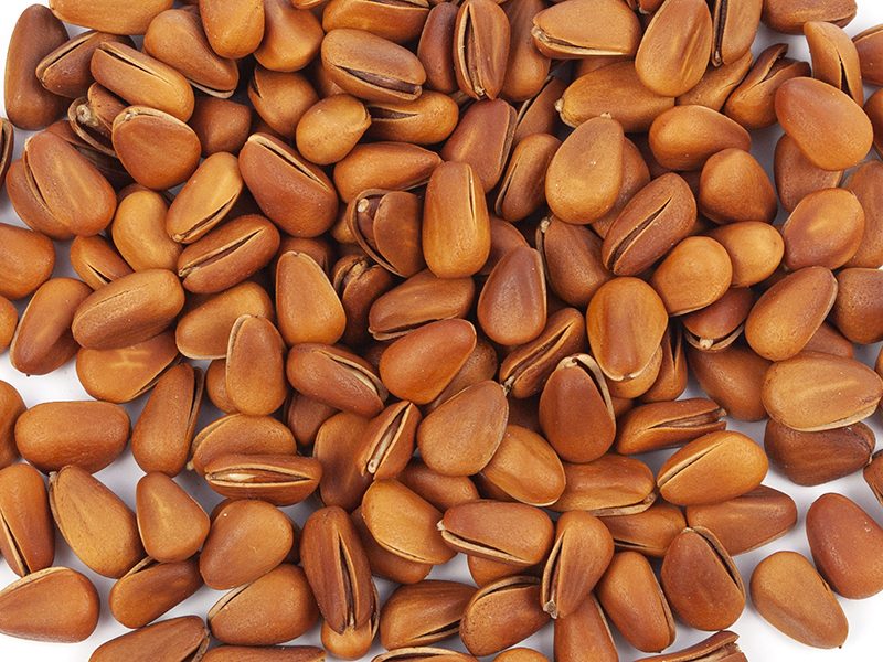 Fried pine nuts